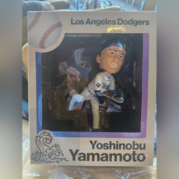YOSHINOBU YAMAMOTO BOBBLEHEAD DODGERS SGA 6/13/24 - Picture 5 of 5